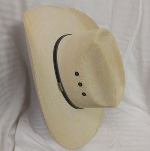 ATWOOD Straw Hat,Long Oval Style Kaycee , Natural Size 7